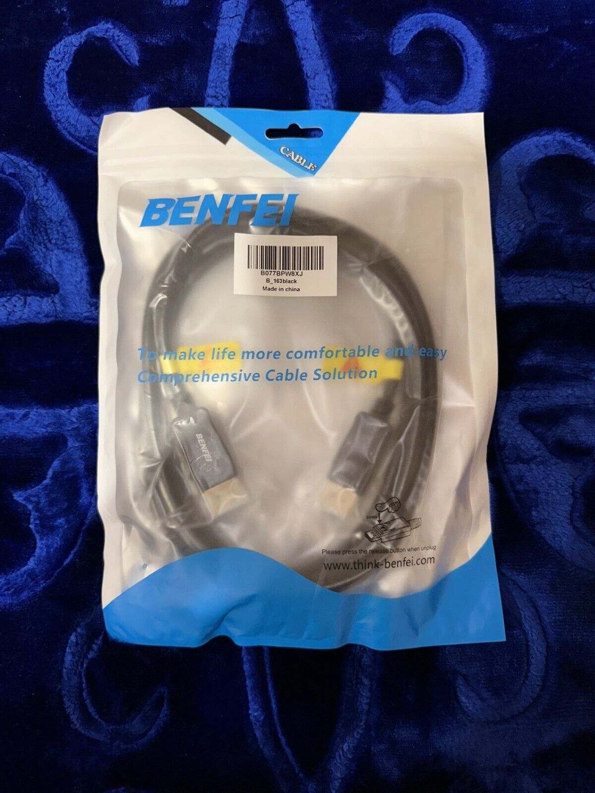 New Benfei Display Port to Display Port Cable 6 Ft