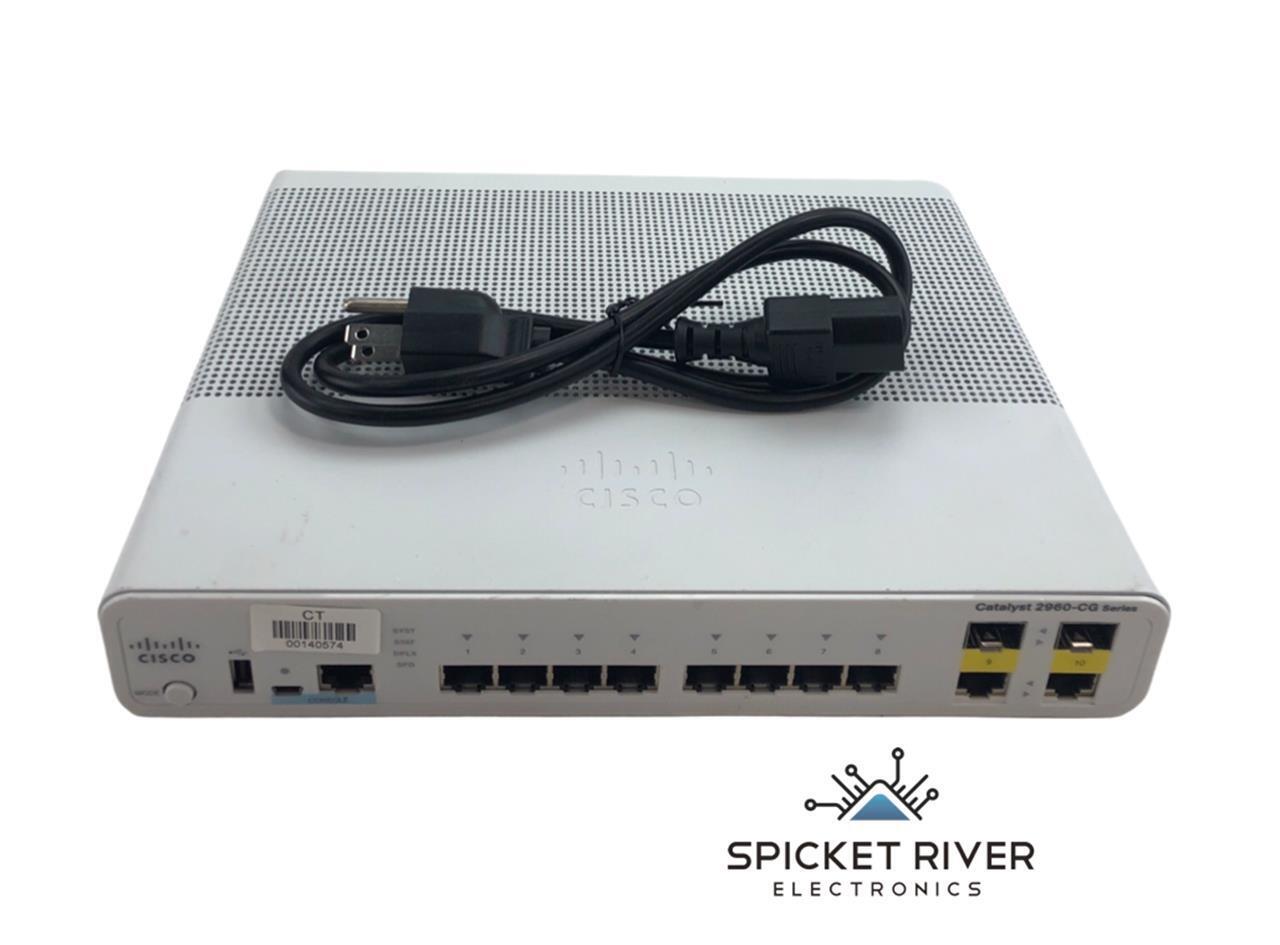 Cisco Catalyst WS-C2960CG-8TC-L 2960 Series 8-Port Ethernet Network Switch