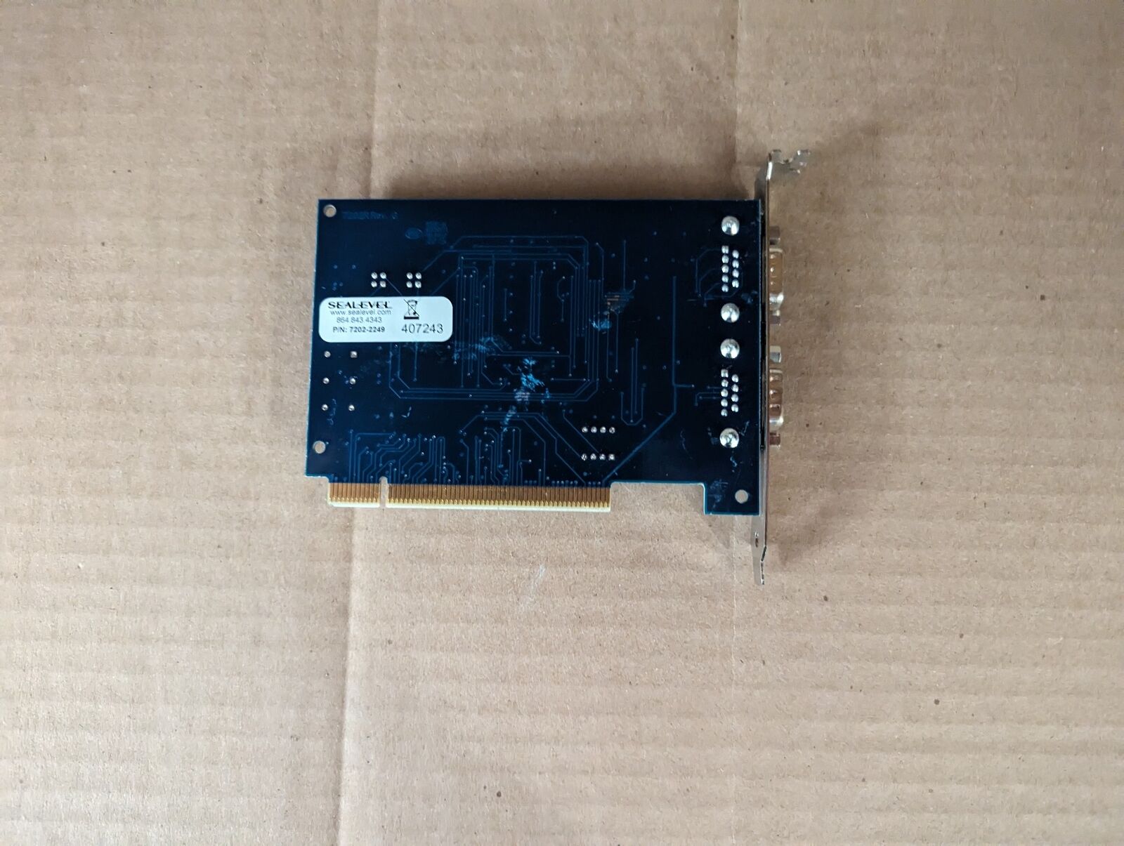 SEALEVEL 7202-2249 2-PORT RS-232 SERIAL PCI CARD H2-1(1)