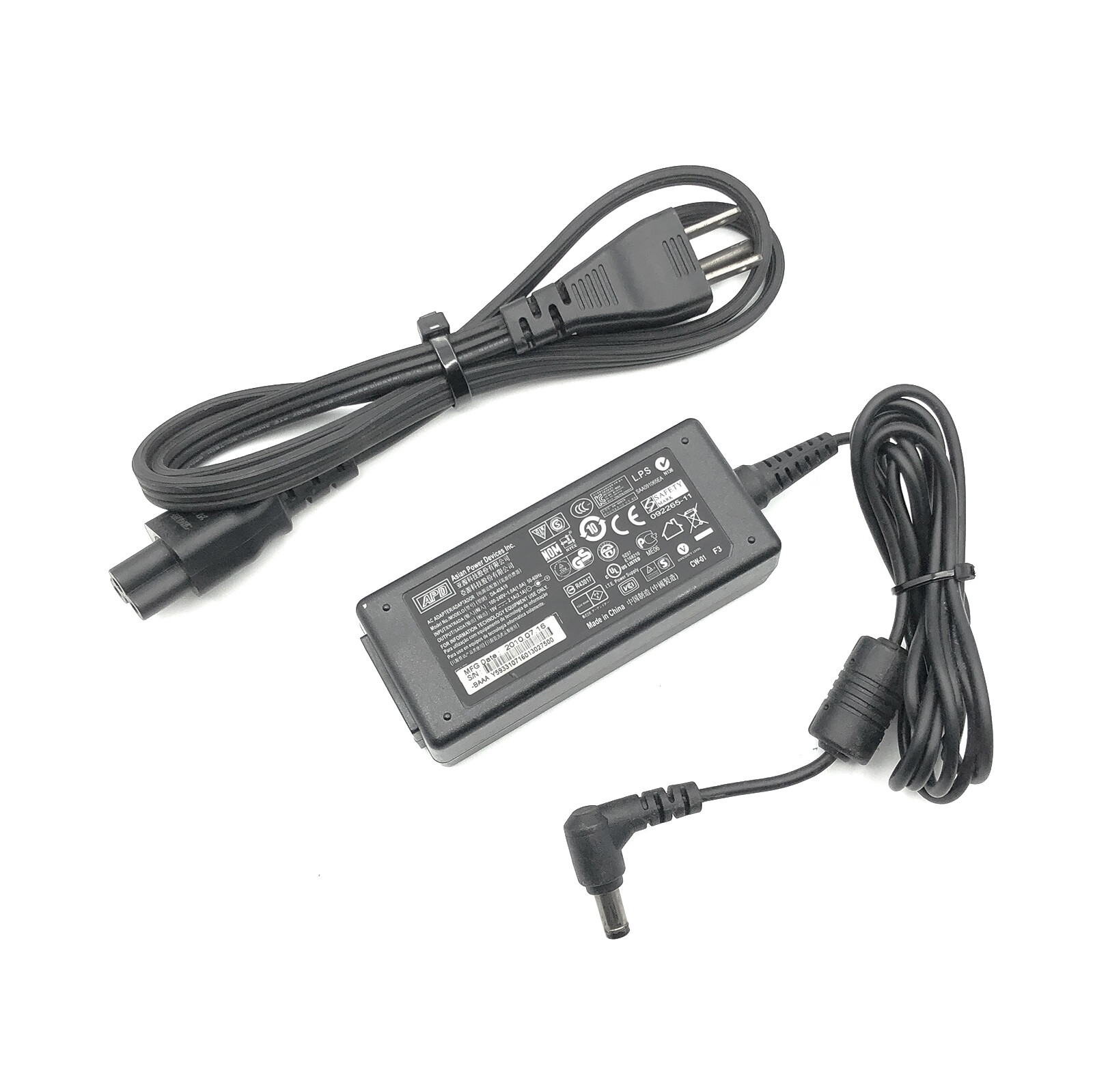 Original AC Adapter 40W For Acer S230HL S231HL S235HL LCD Monitor Charger