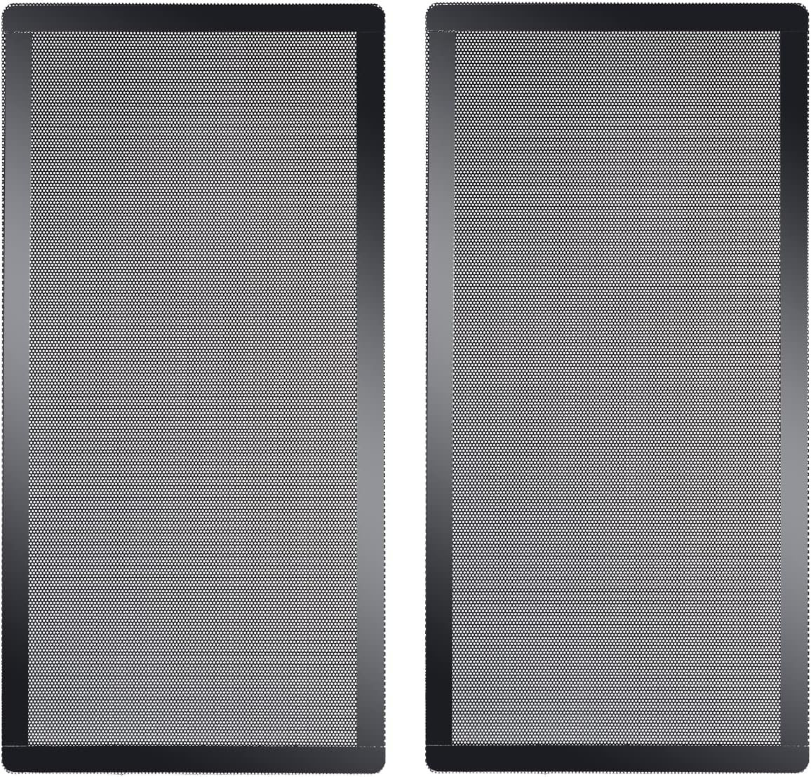 120 X 240Mm PC Case Dust Mesh Filter, [2 Pack] Magnetic Frame Computer Fan Dust