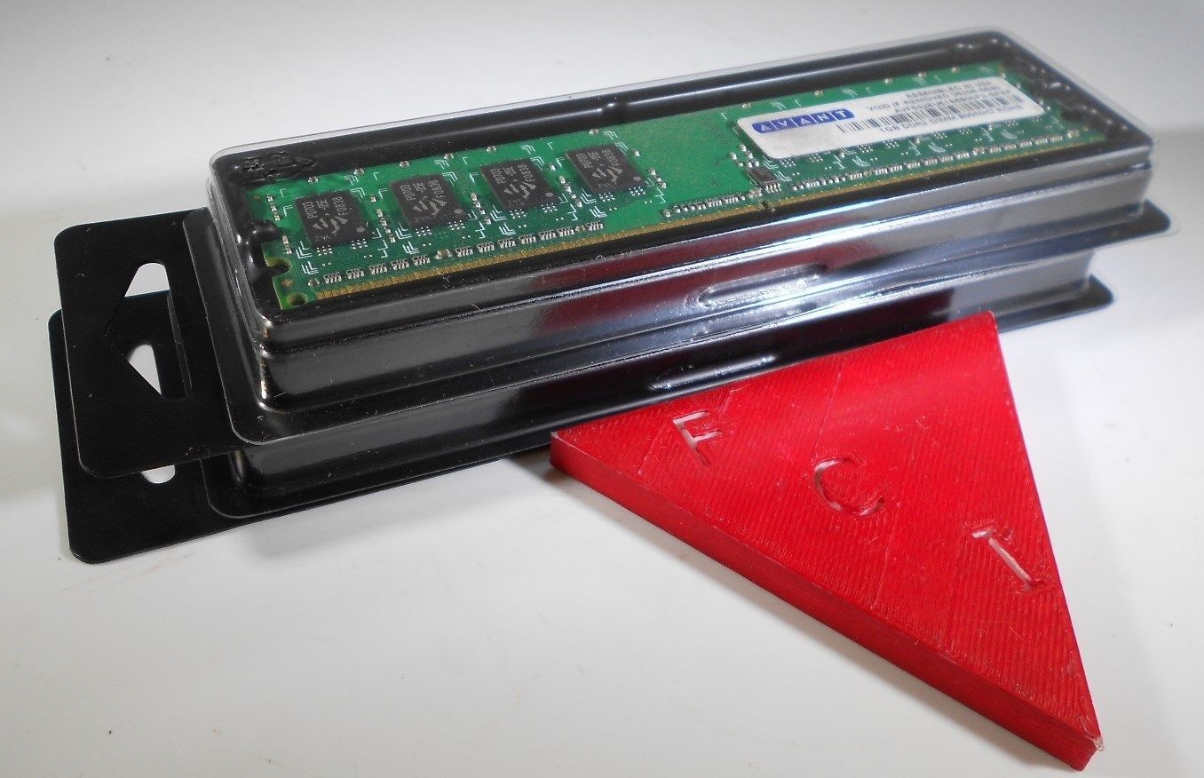 LOT 0F 2 Avant 1GB Matching 800MHZ DDR2 DIMM AVF6428U61E5800F3-SPEP