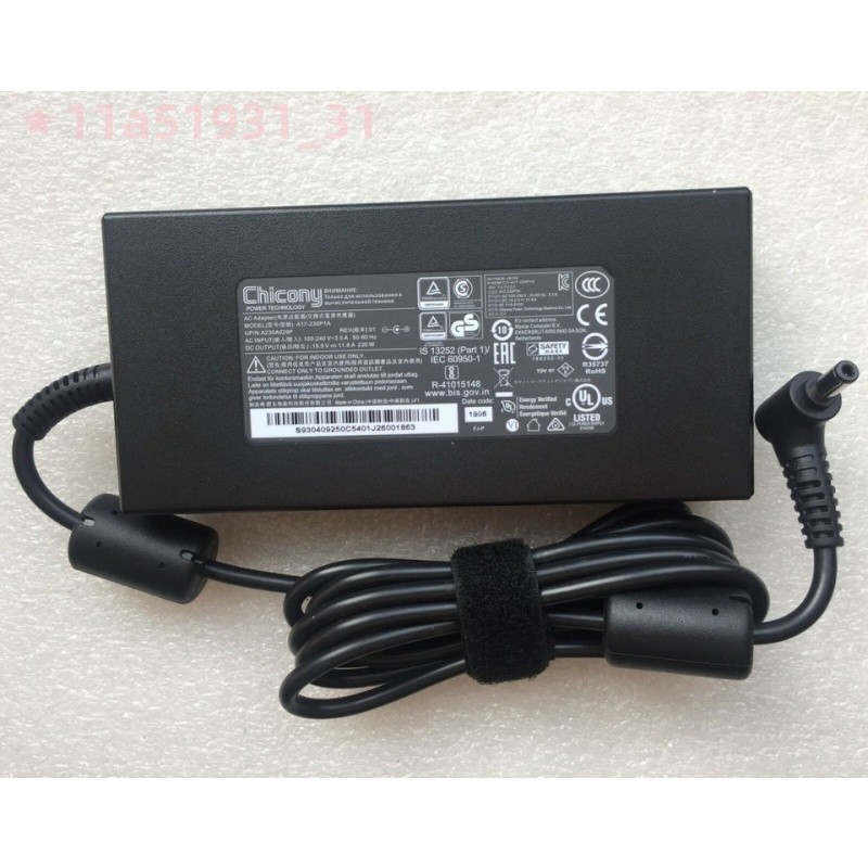 1pc Chicony 230W AC Adapter for Gigabyte AERO 15 Classic-YA/RTX 2080Max-Q