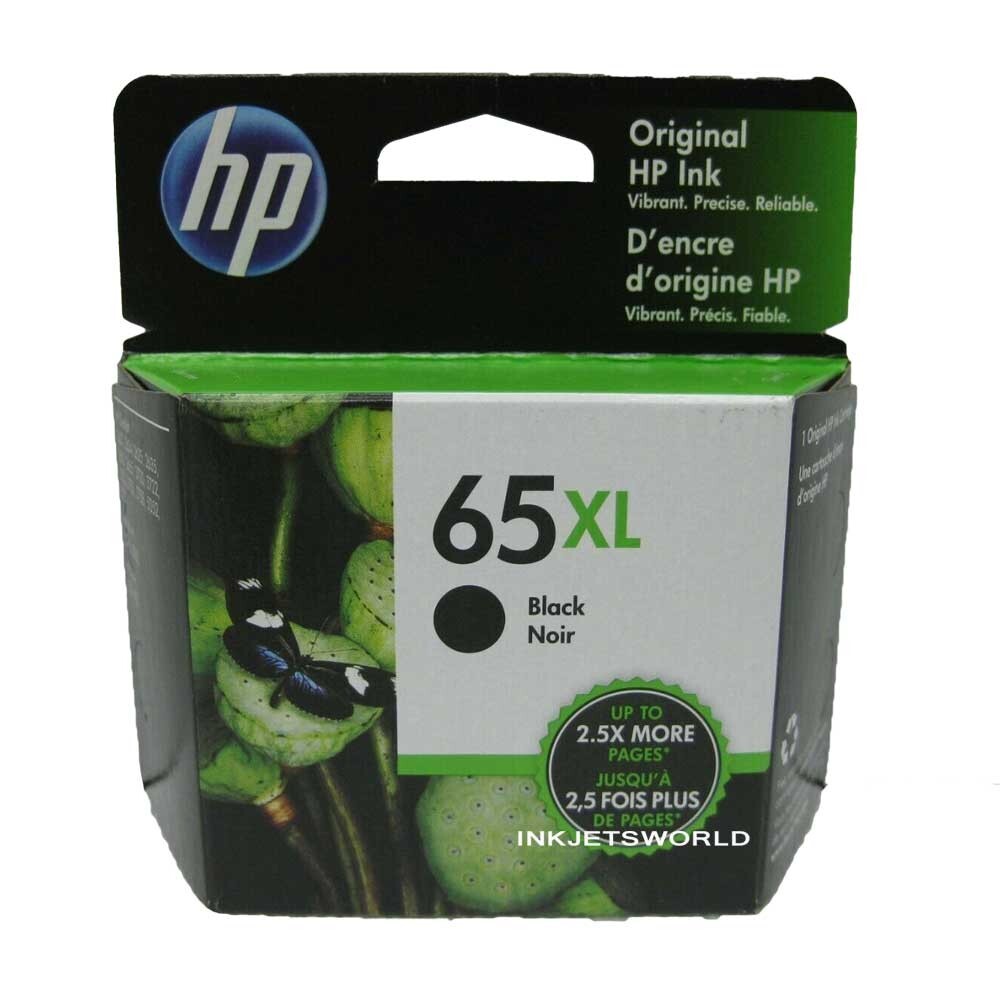 HP 65XL Black Genuine Ink Cartridge HP65XL New Retail Box