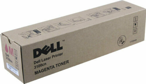 Genuine Dell 3000cn, 3100cn MAGENTA Toner Cartridge 4,000 pg High Yield  K4972