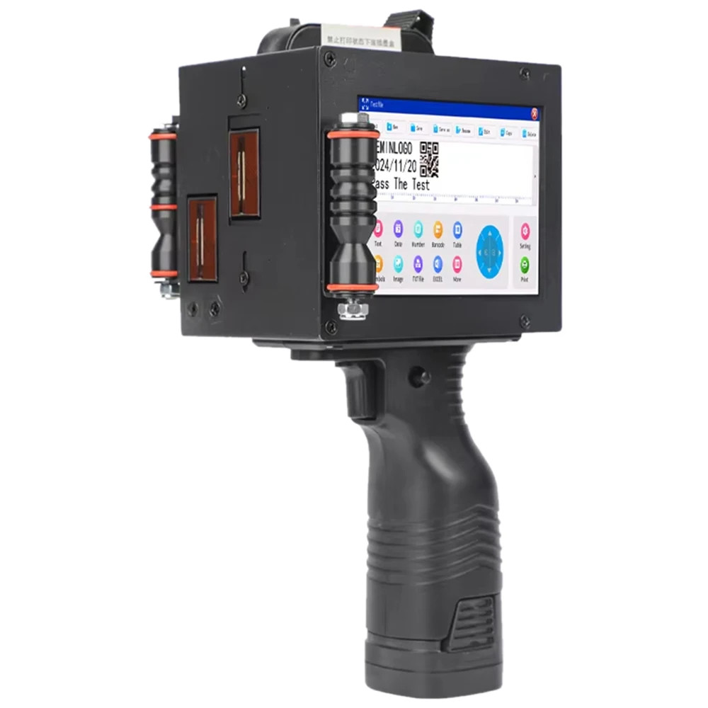 50mm handheld inkjet printer for printing marks  dates on wooden cardboard boxes