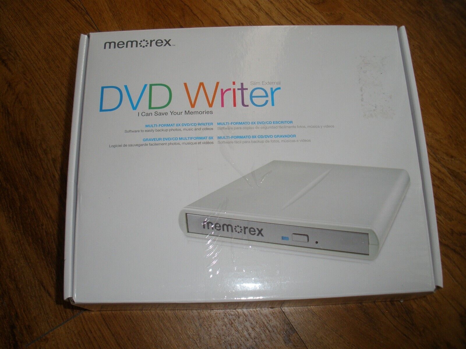 Memorex Slim External DVD Writer DVD 8X CDR 24X MRX-650LE, MRX650LE