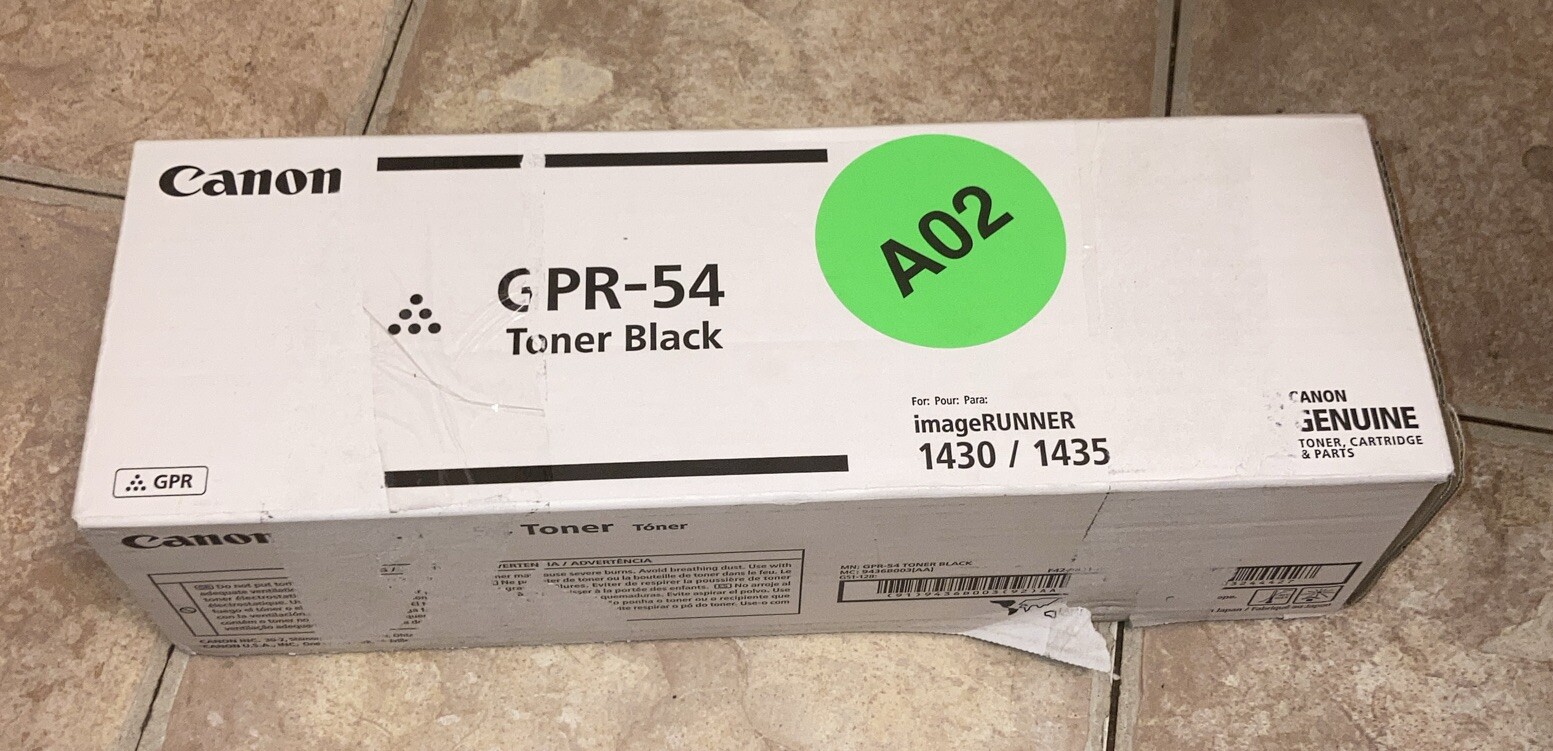 Canon GPR-54 Black Toner Cartridge 9436B003AA
