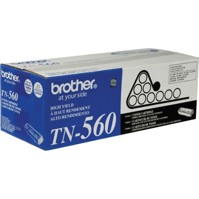 Brother TN560 Black Toner Cartridge