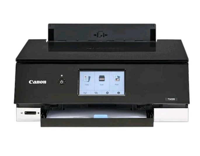 Canon Pixma TS8320 Inkjet All-In-One Printer - Black  WiFi Bluetooth Tested