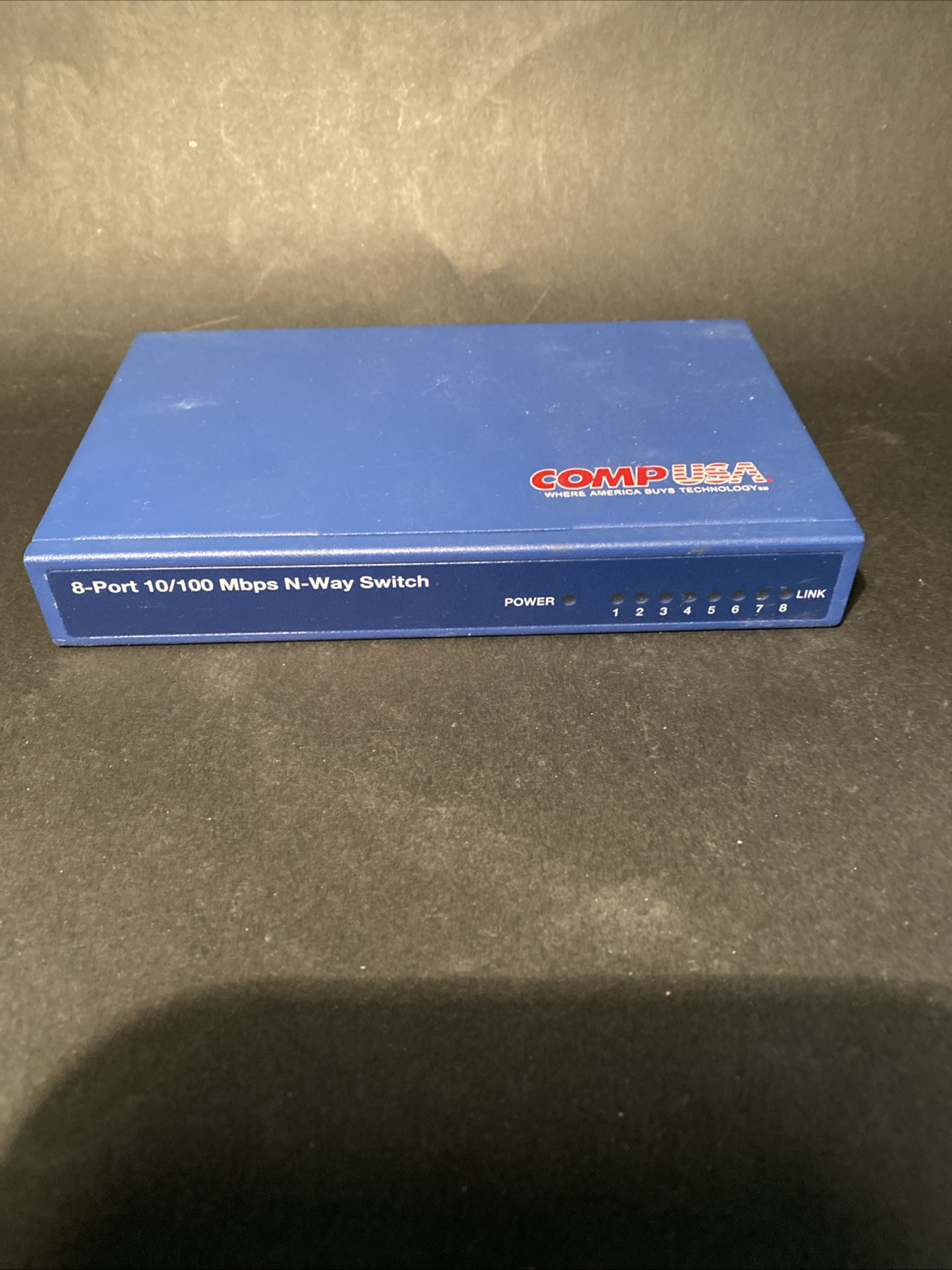 8 Port 10/100 Mbps N-way Switch COMP USA Blue 