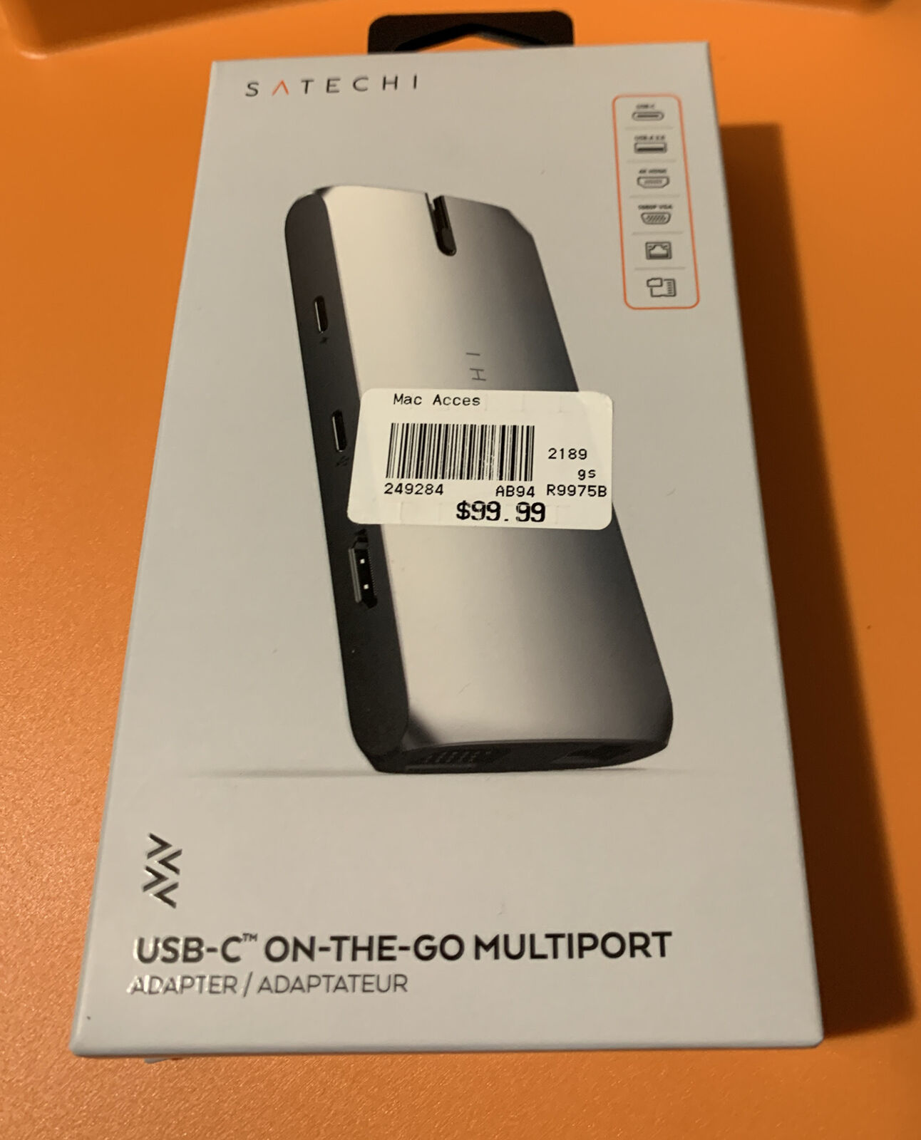 SATECHI USB-C ON-THE-GO MULTIPORT ADAPTER - BRAND NEW SEALED GENUINE 