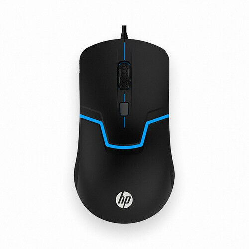 [HP] M100 Gaming Optical Mouse, 1600DPI, 3button, USB, Wired, LED Light, Black