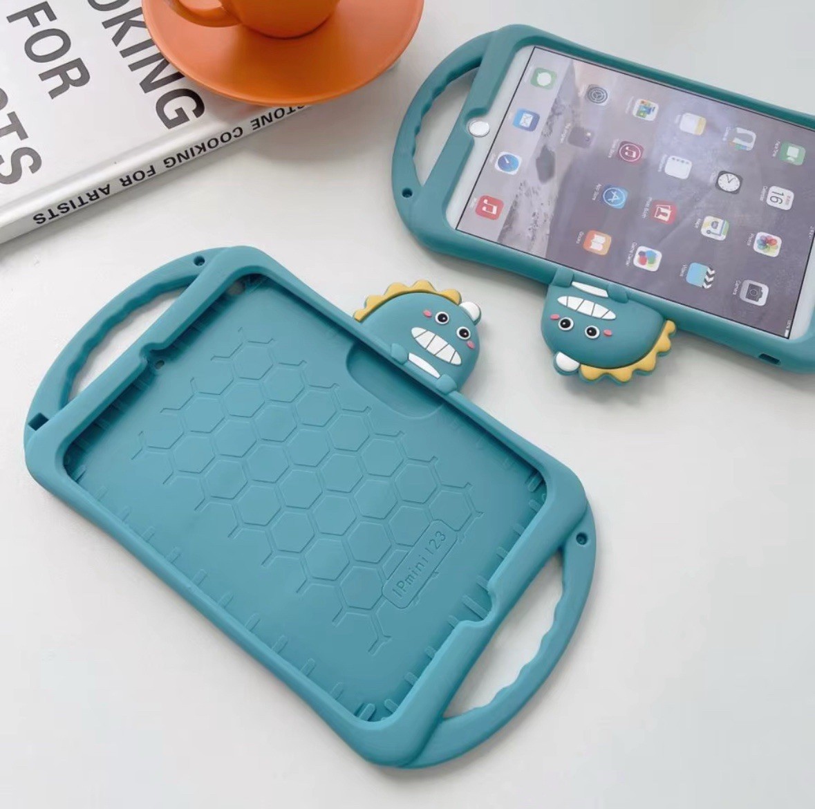 Shockproof silicone Cartoon case for an iPad mini
