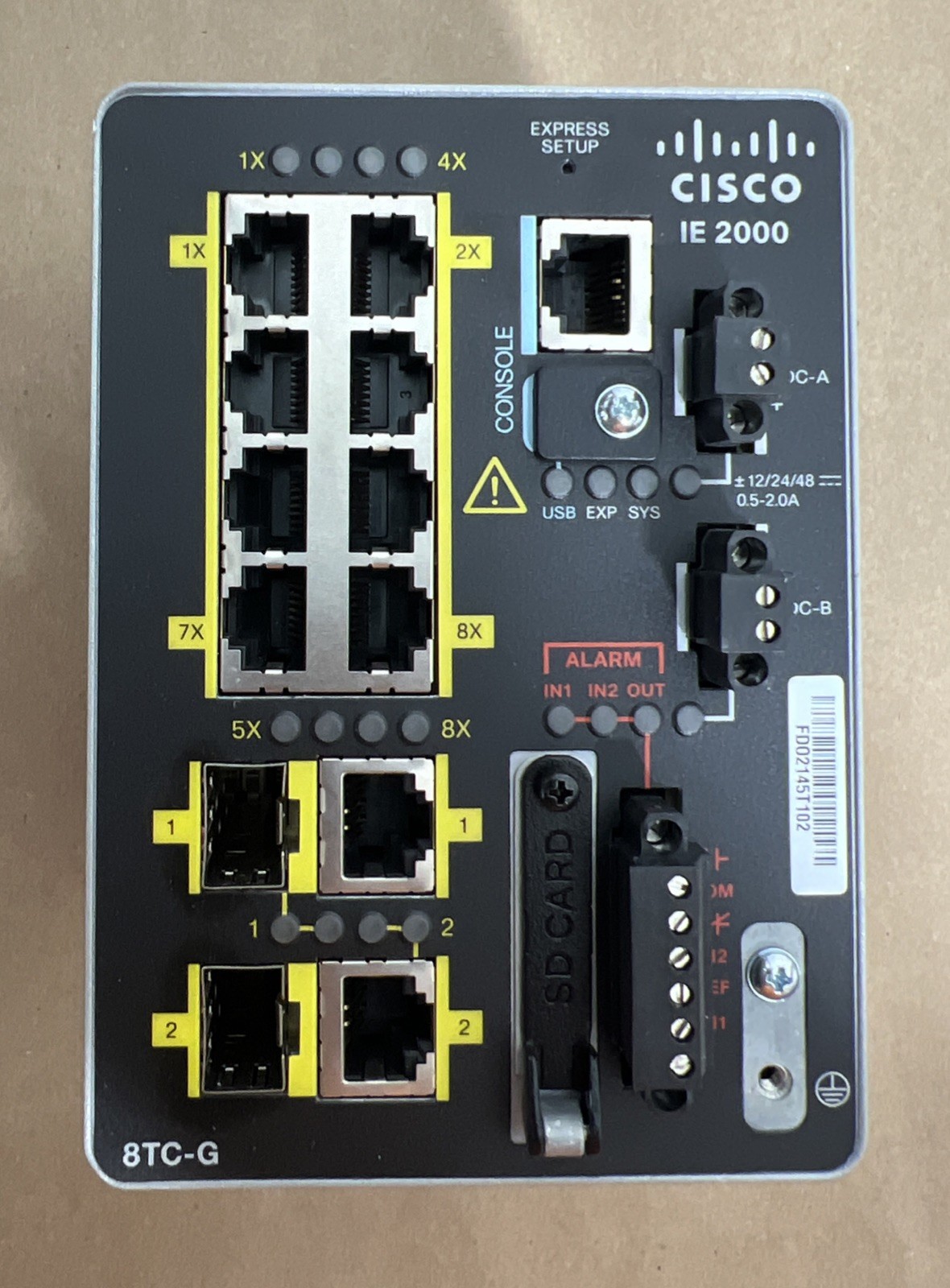 Cisco IE-2000-8TC-G-B Ethernet Switch