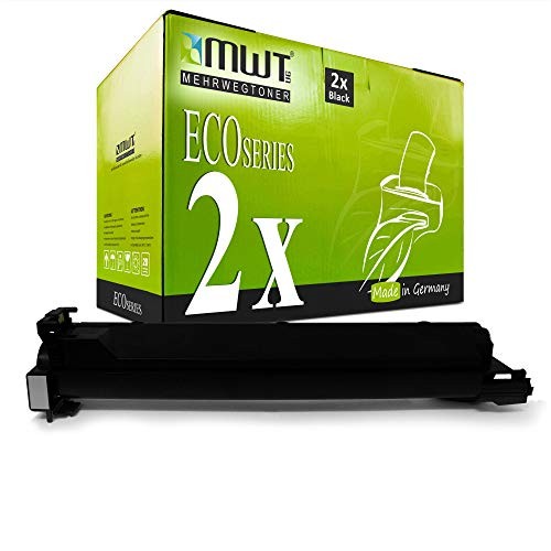 Eurotone 2x Tonerkassette Compatible for Konica Mehrwegtoner statt TN-214K C200