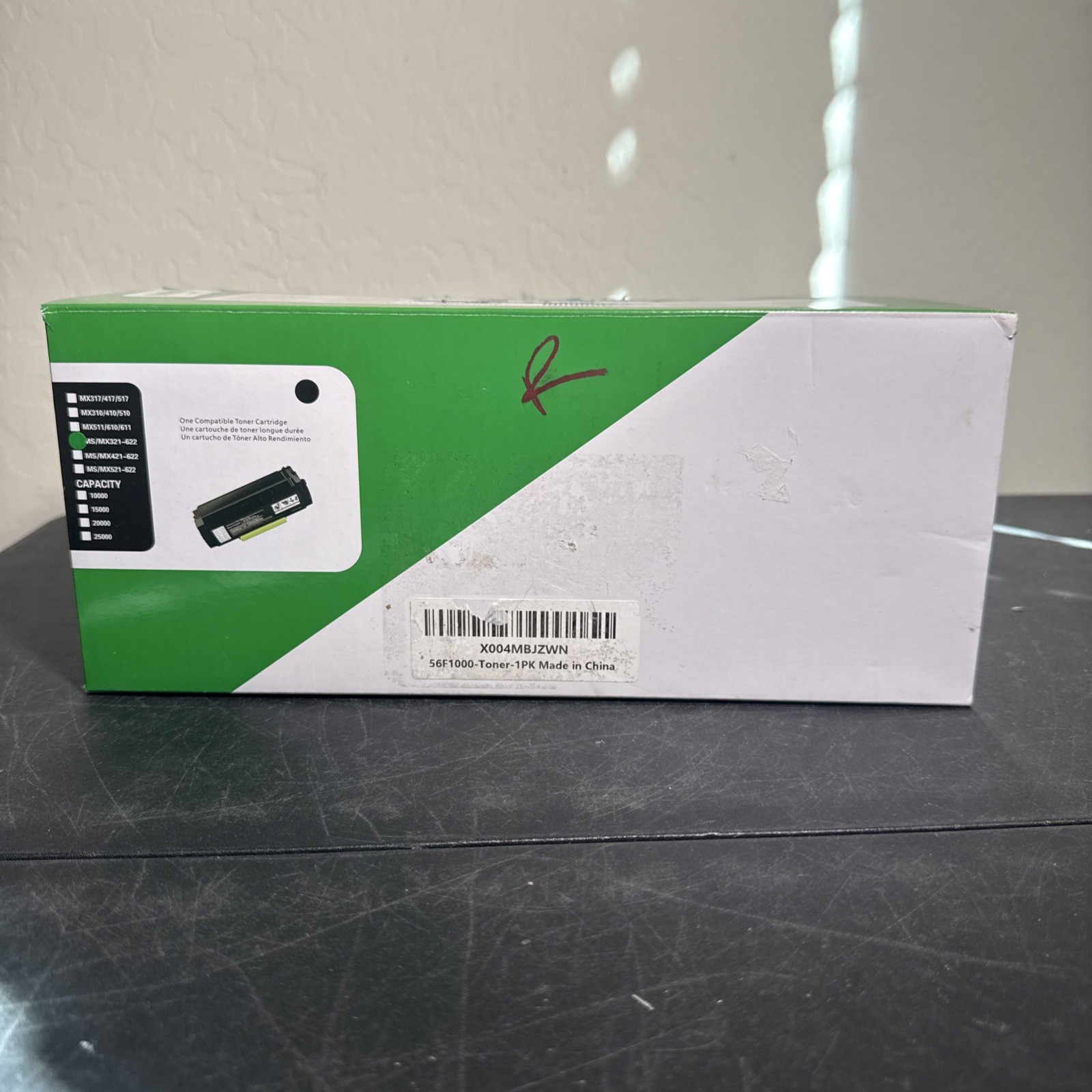 COMPATIBLE WITH LEXMARK 56F1000 BLACK TONER
