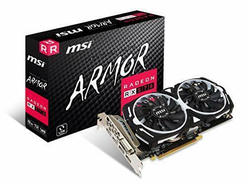 MSI AMD Radeon RX 570 8GB GDDR5 Graphics Card (RADEONRX570ARMOR8G)