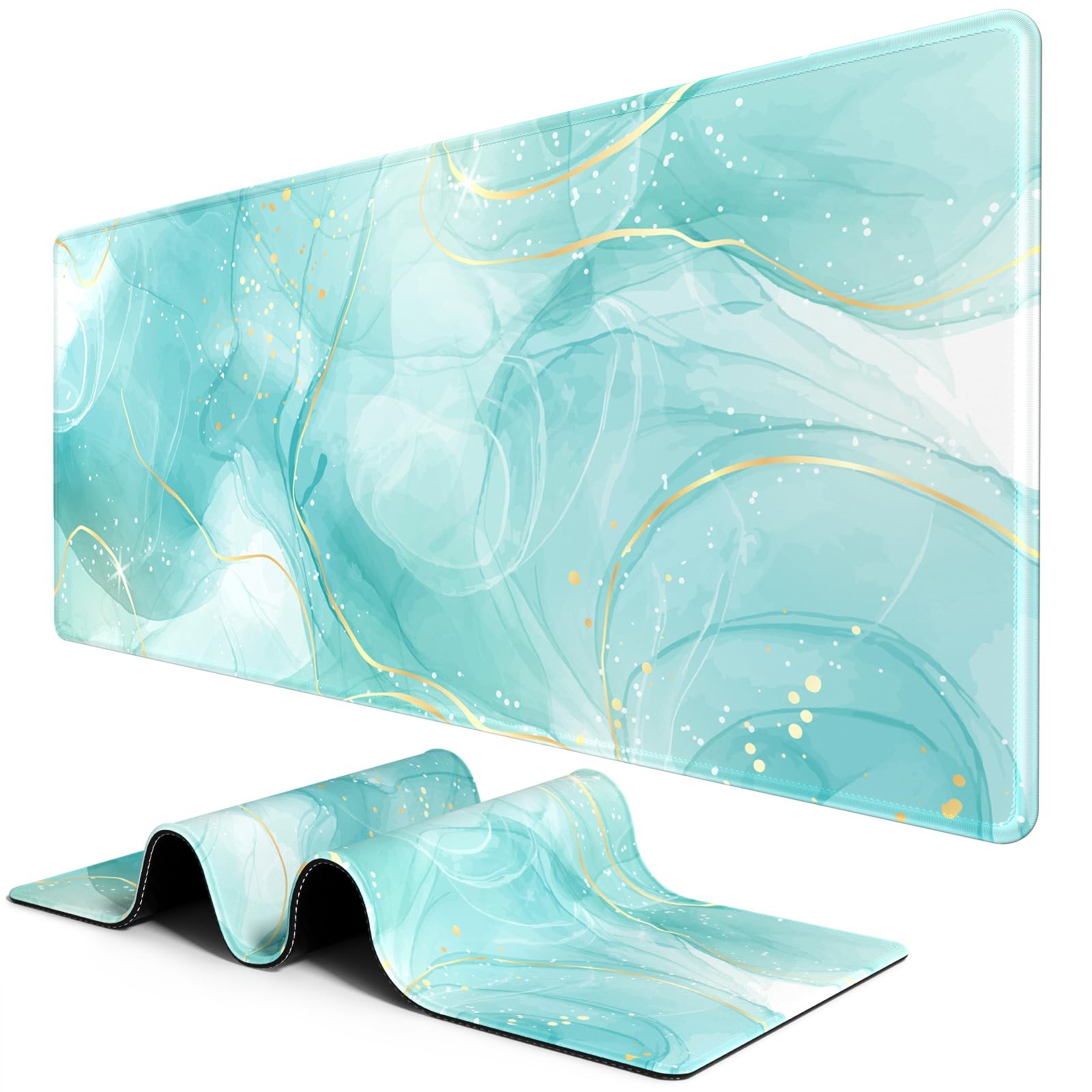 BOSOBO Large Mouse Pad  XXL XL Extended Gaming Desk Mat for Office & Home, Lo...