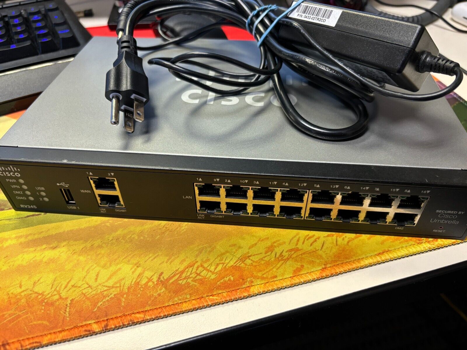 Cisco RV345 Dual WAN VPN Router 16-Port