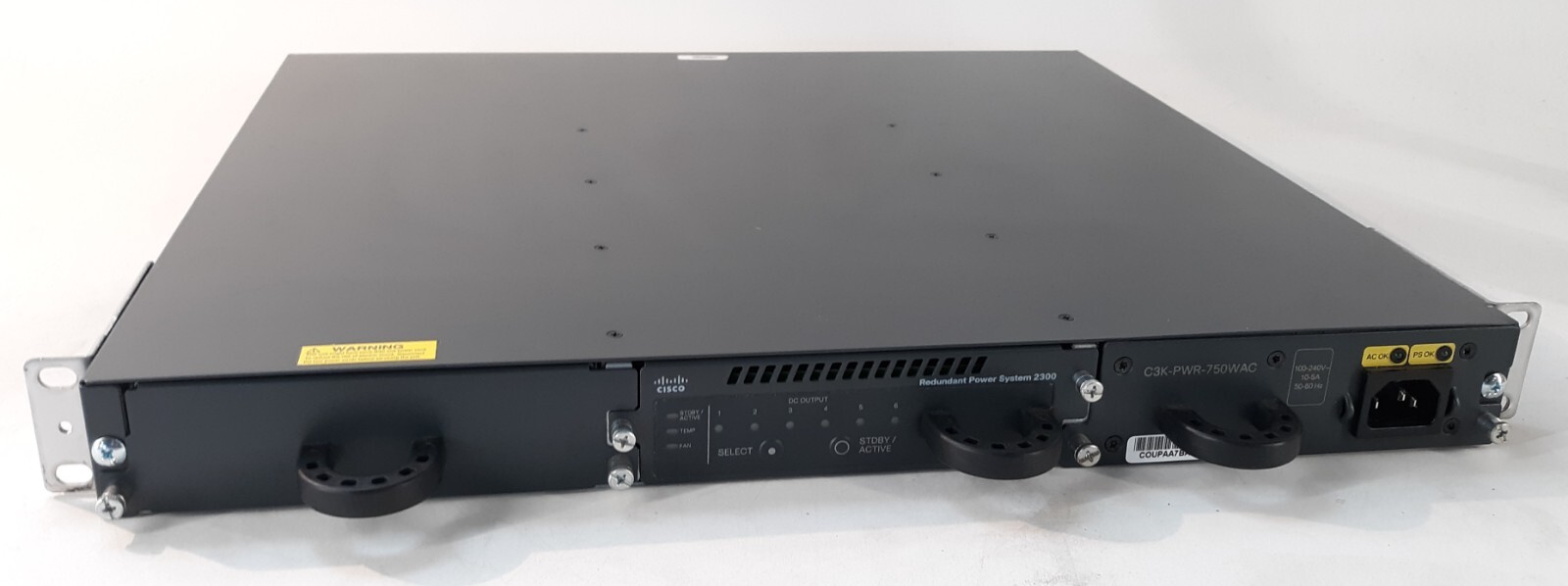 Cisco PWR-RSP2300 Redundant Power Supply w/ Ears + 1x 750WAC + Power Cord