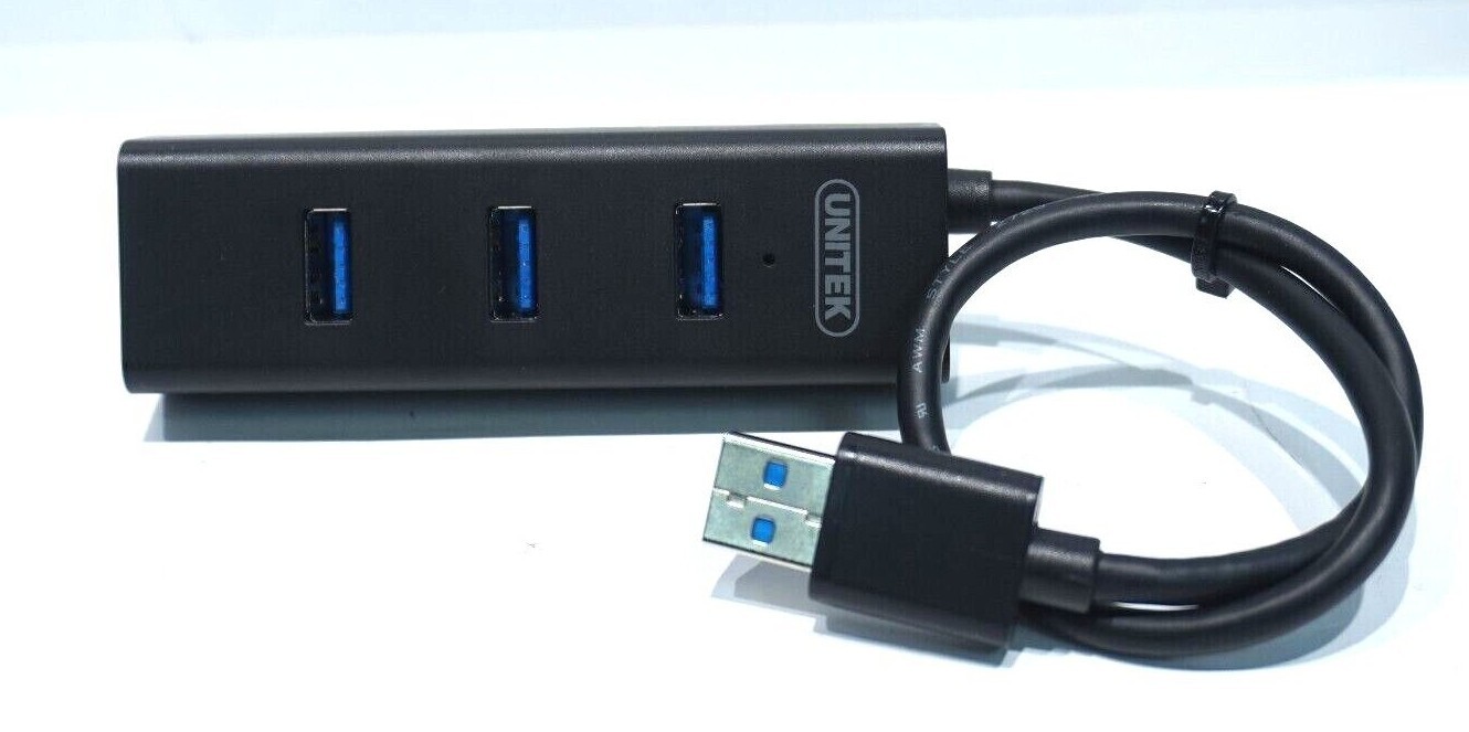 4 - UNITEK 4-PORT POWERED (BC 1.2) USB 3.0 SuperSpeed (5Gbps) HUBS Y-3089