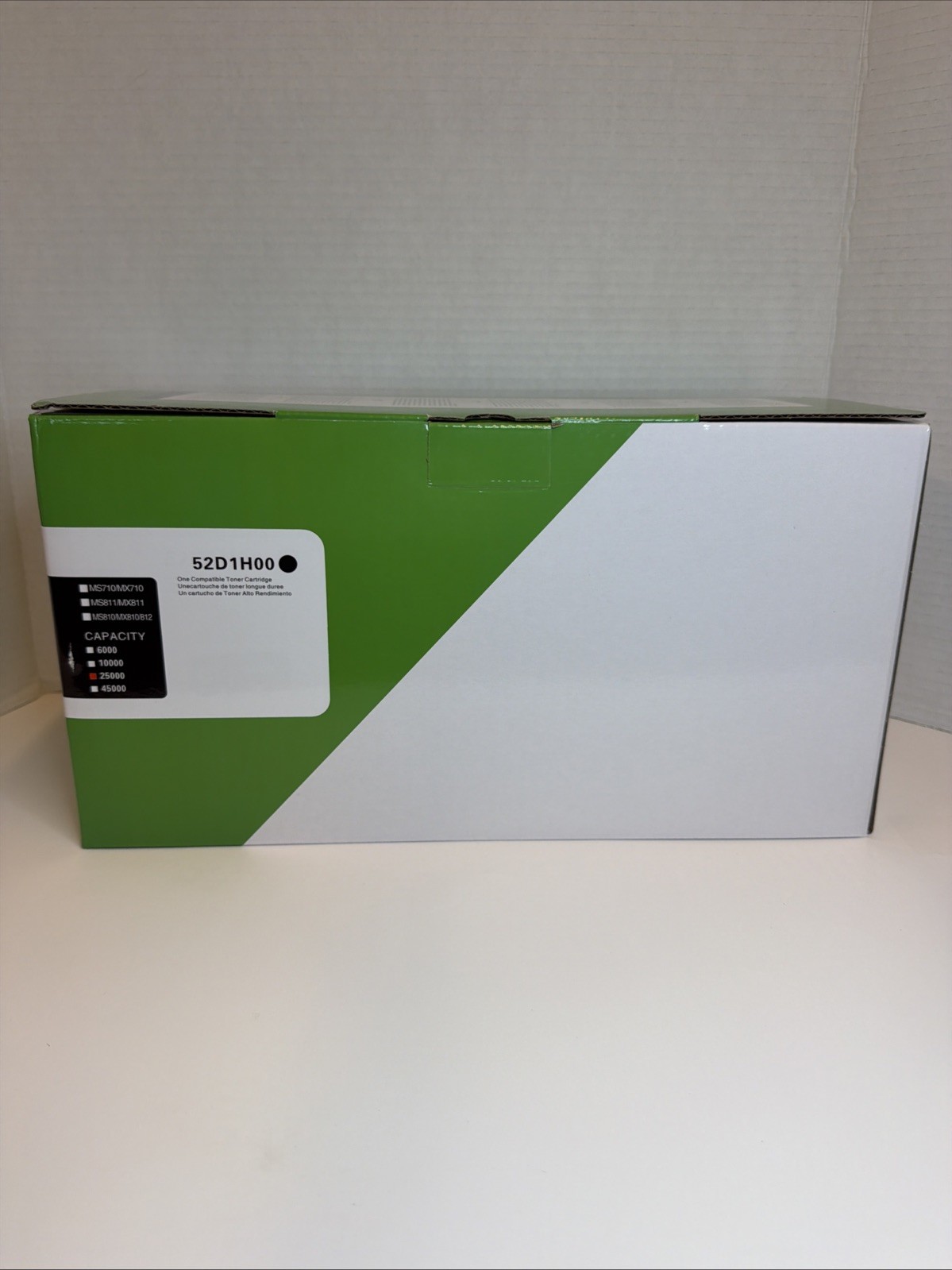 Lexmark 52D1H00 Black Toner Cartridge 25,000 Page Yield MS710 MX710 MX811 NEW