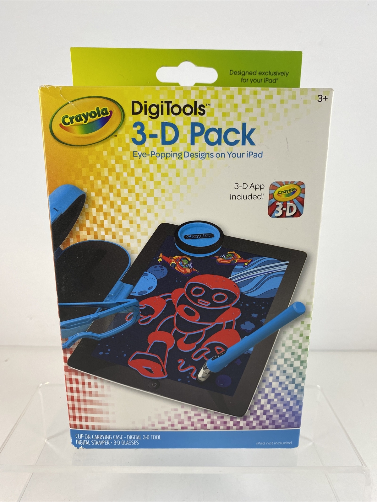 CRAYOLA DigiTools 3-D Pack - Eye Popping Designs on your iPad NEW & SEALED
