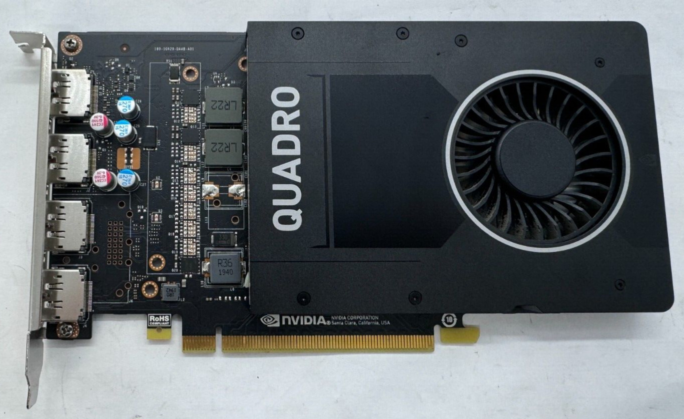 NVIDIA Quadro P2200 5GB GDDR5X PCIe Graphics Card [TESTED]