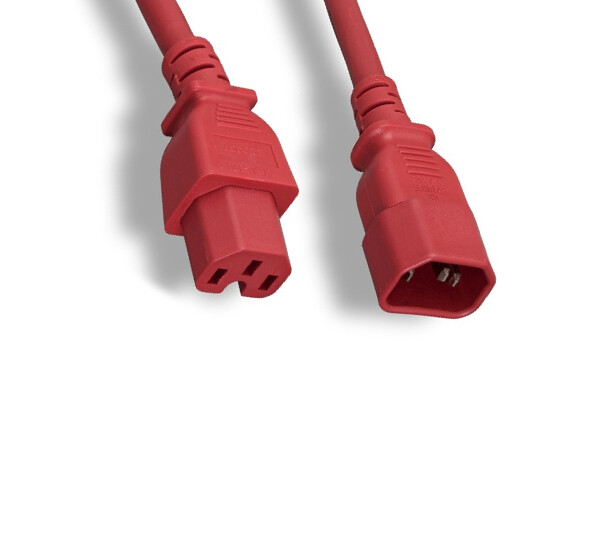 3Ft RED Power Cord for HP Procurve 3500 Series Network Switch Jumper Cord
