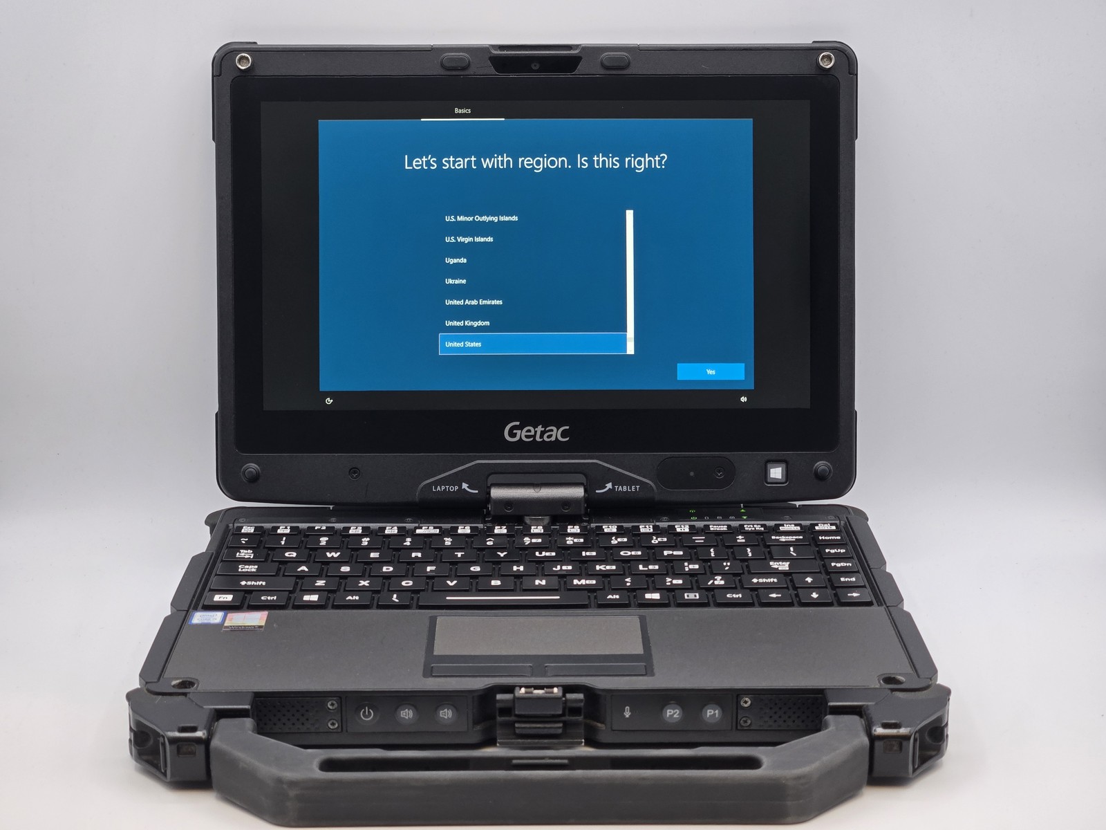 Getac V110G4 2-in-1 11" HD Touch I5-7200U Backlit 256GB SSD 8GB W10P *READ*