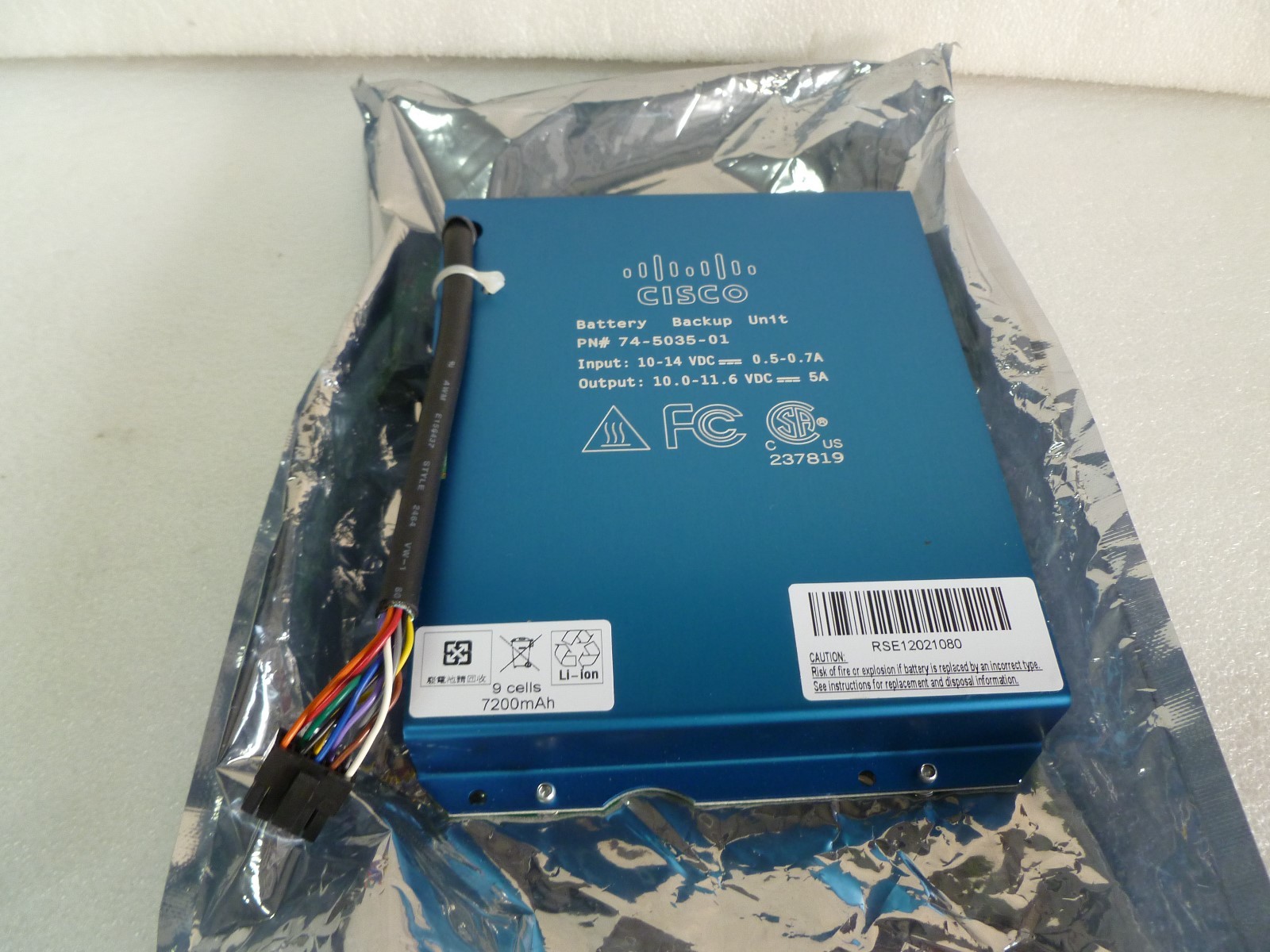 Cisco AIR-1520 Series Battery Backup Unit 