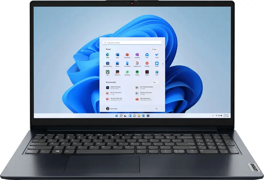 Lenovo IdeaPad 1 Laptop, 15.6in FHD Display, AMD Ryzen 3 7320U Processor, 4GB