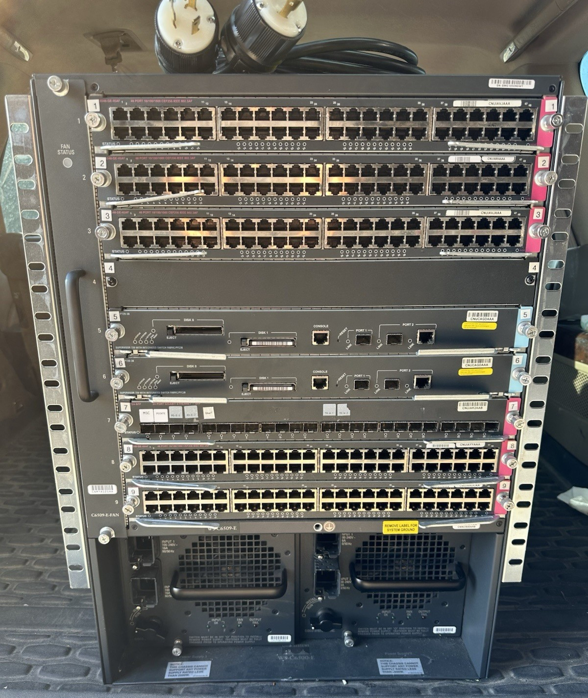 CISCO Catalyst C5600-E Enhanced 9-Slot Catalyst Switch