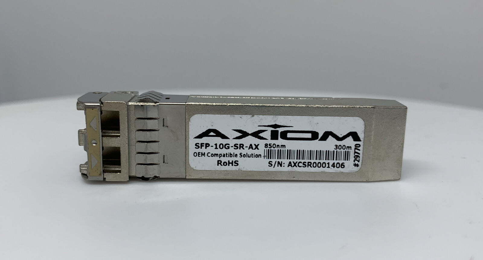 Axiom 10G SFP-10G-SR-AX Transceiver 850nm 300m