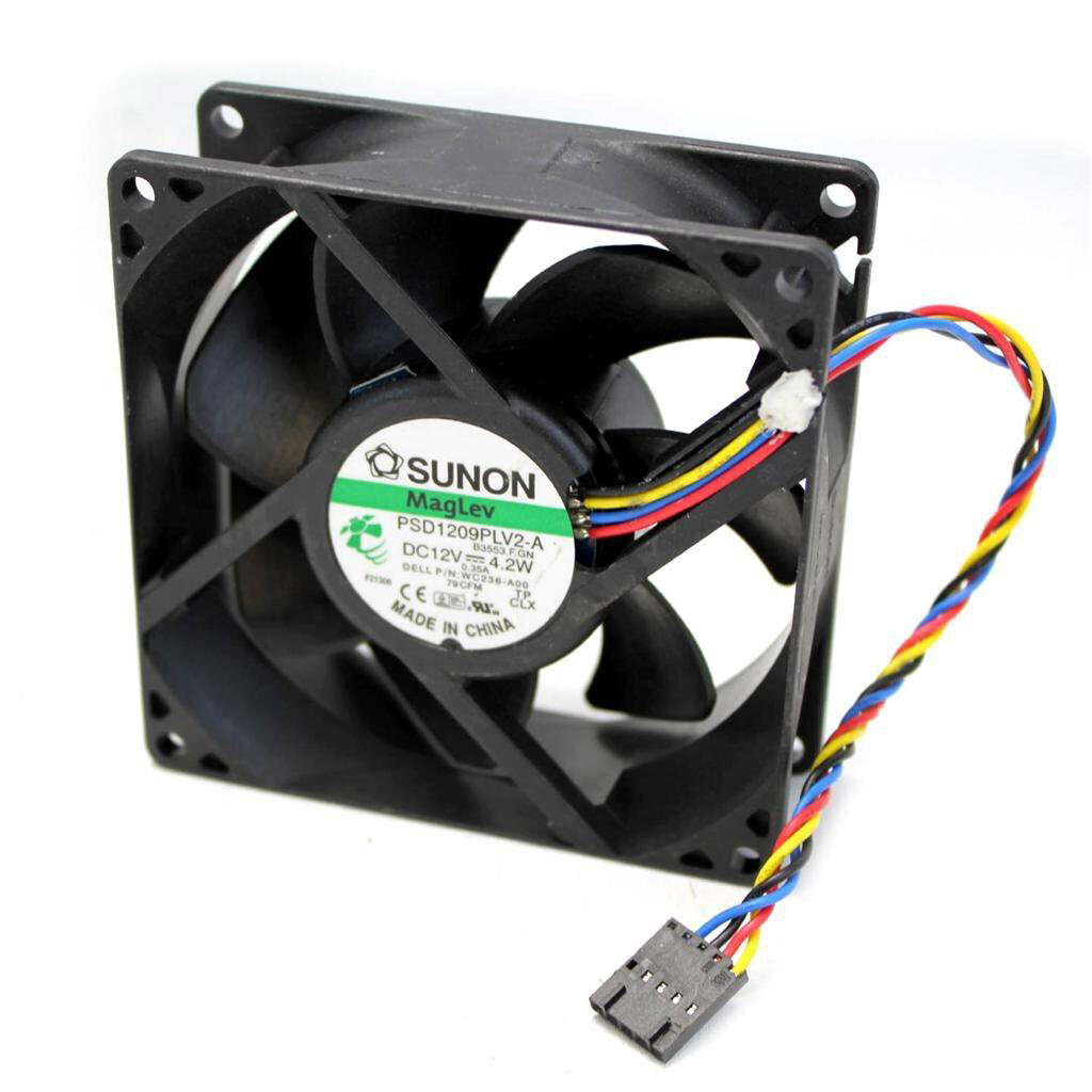 FOR DELL OptiPlex 790 990 7010 9010 MT Chassis Cooling Fan WC236 0WC236