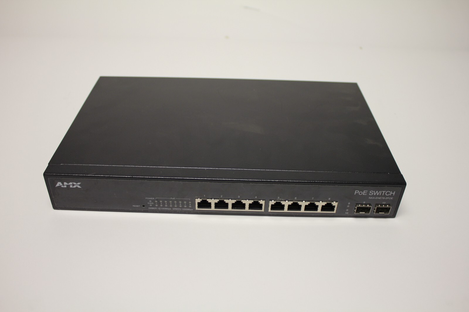 AMX NXA-ENET8-2POE Gigabit Ethernet Layer 2 PoE Switch (FG2178-63)
