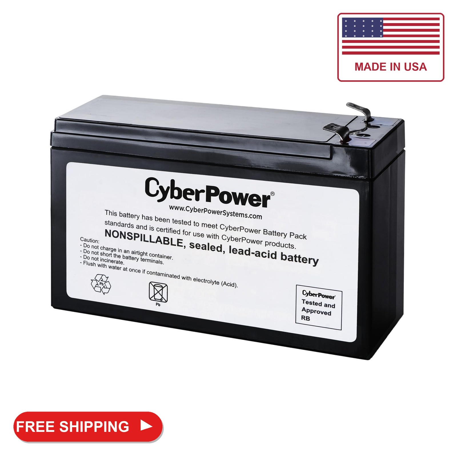 CyberPower RB1280A UPS Replacement Battery Cartridge