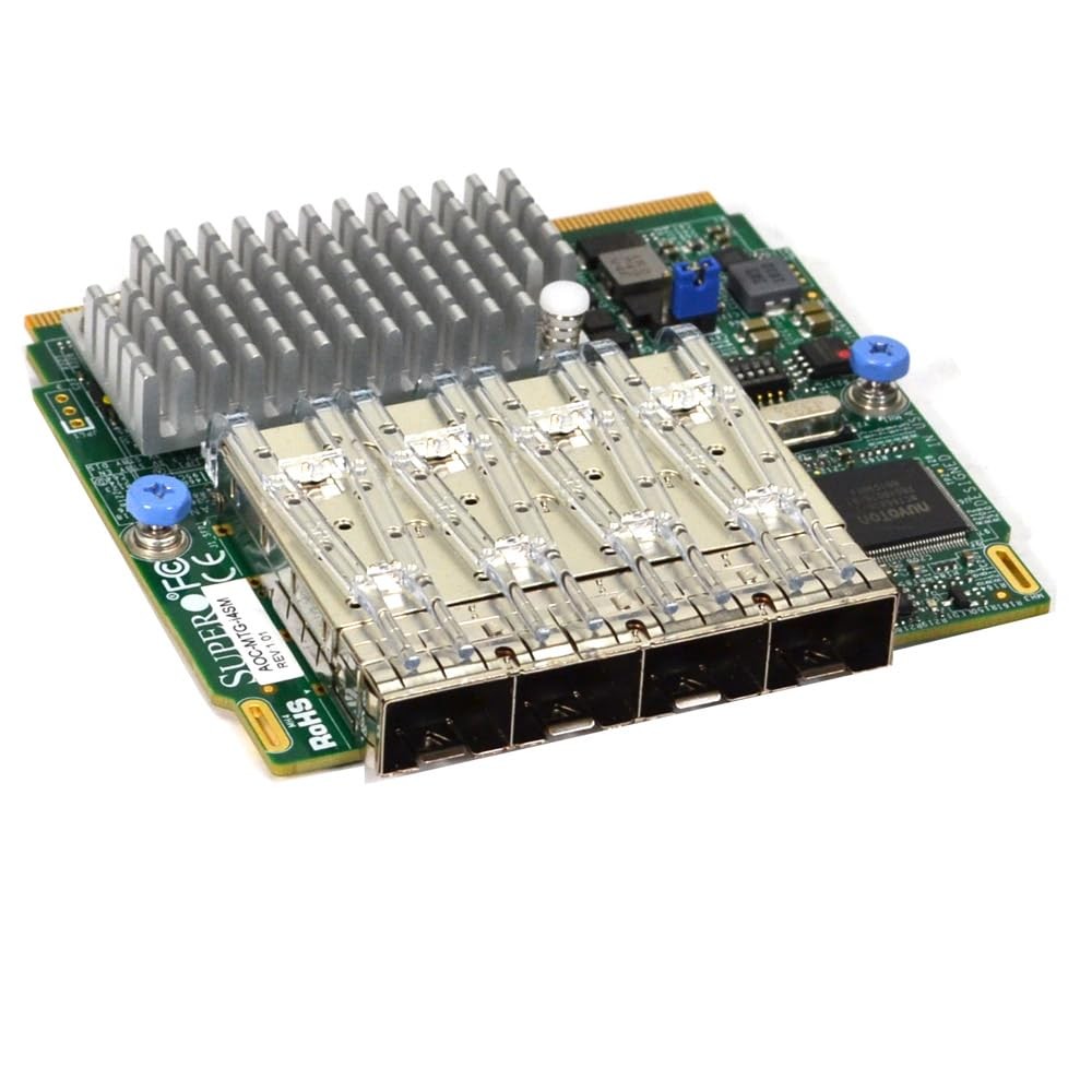 Supermicro AOC-MTG-I4SM-O Add-on Card - Network adapter - 10 Gigabit SFP+ x 4