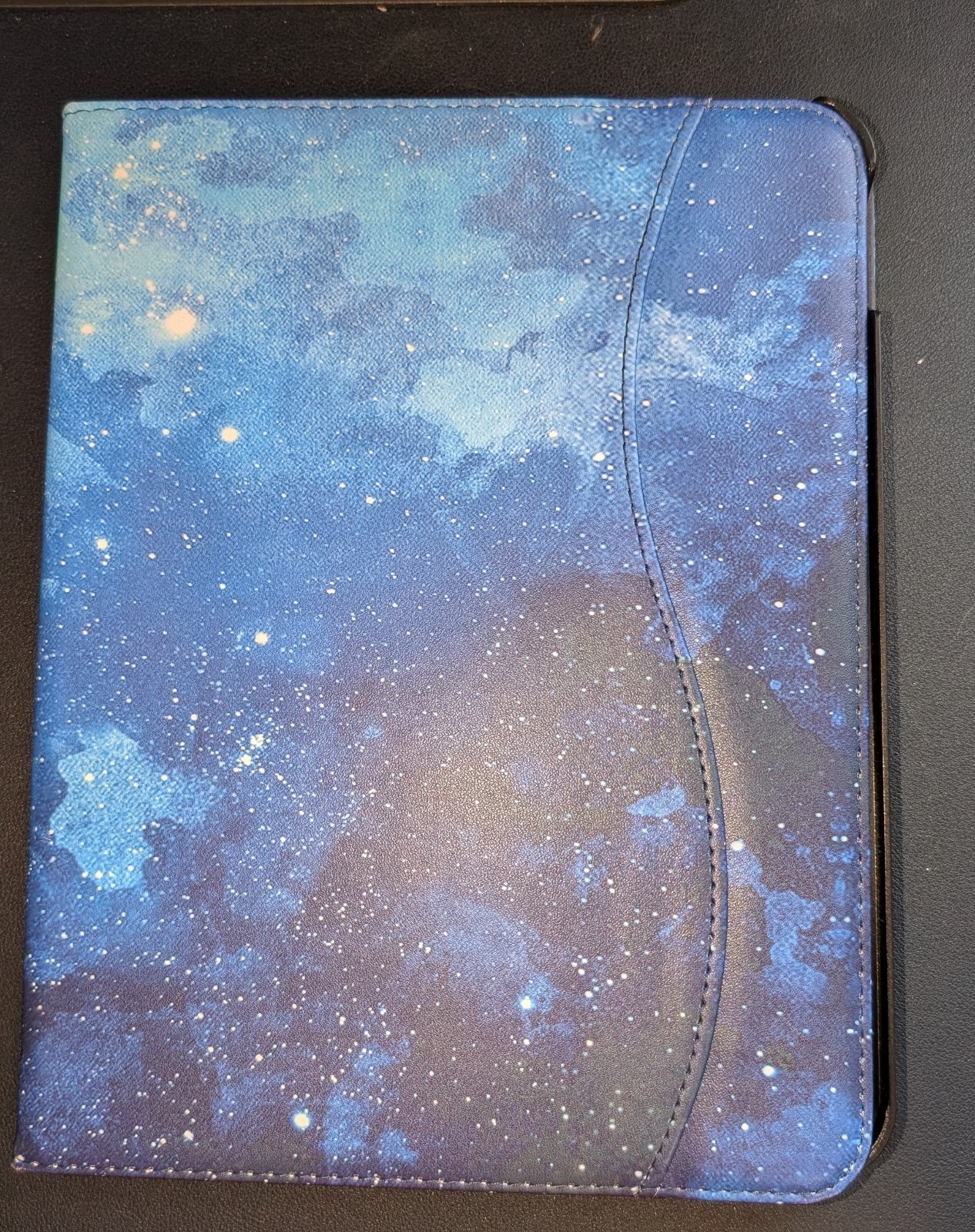 Case for iPad A16 11th Generation Blue Sky Star Galaxy With Pencil Holder