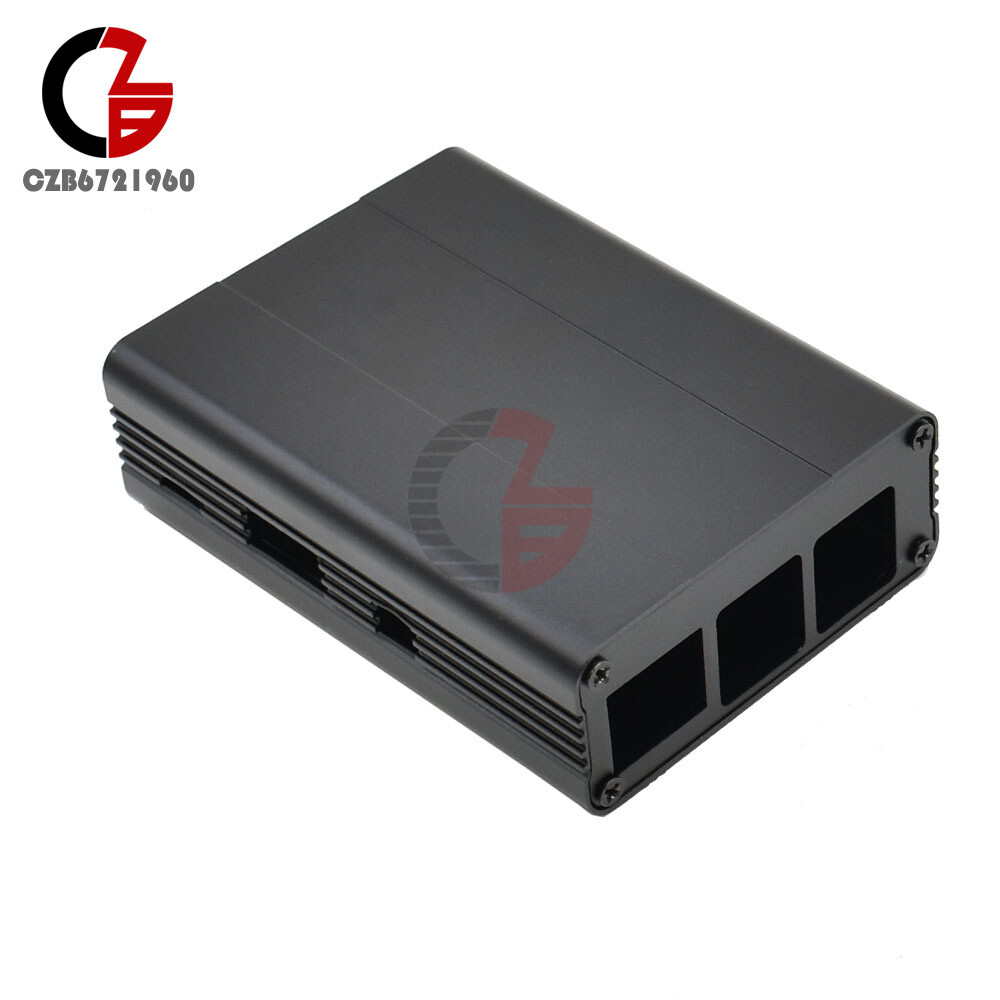 Premium Aluminum Alloy Metal Case Shell Enclosure Box For Raspberry Pi 3 Model