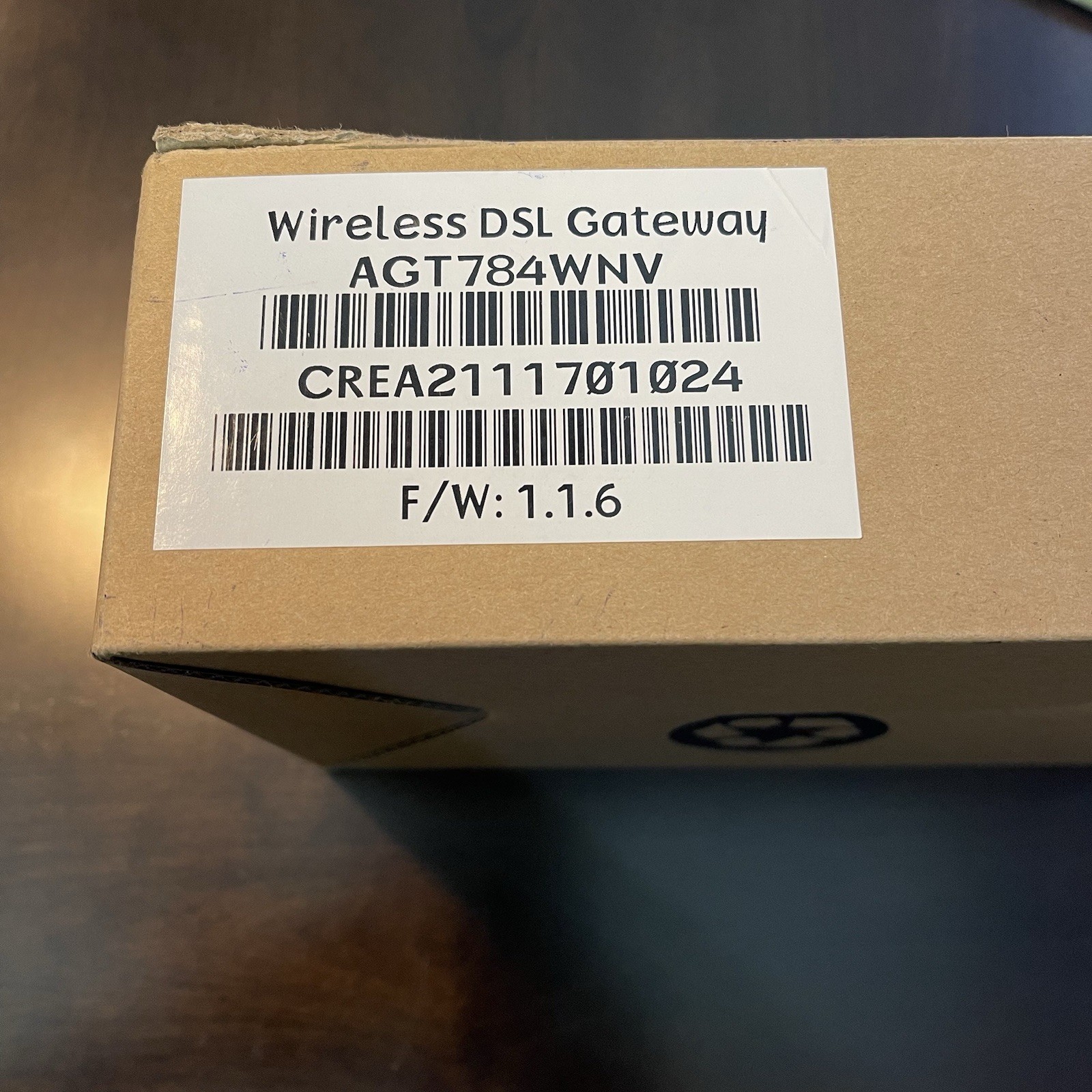Verizon Actiontec Model AGT784WNV Wireless DSL Gateway Modem Router W/ Cables