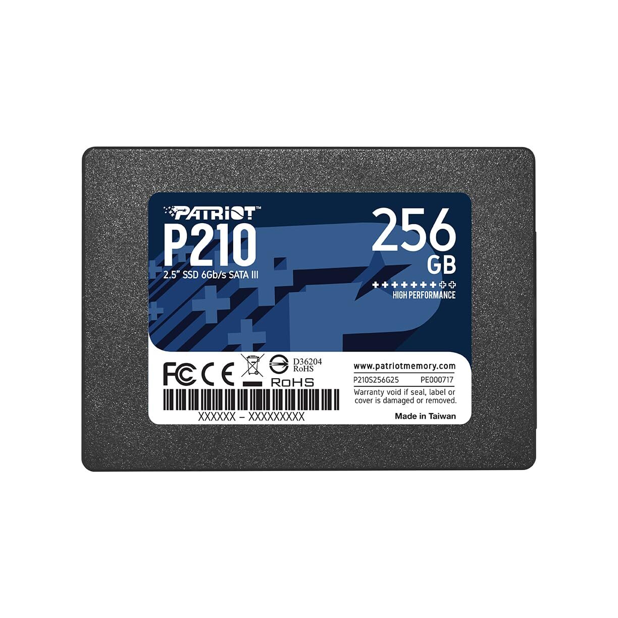 Patriot Memory P210 Sata 3 256Gb Ssd 2.5 Inch Internal Solid State Dri Electr...