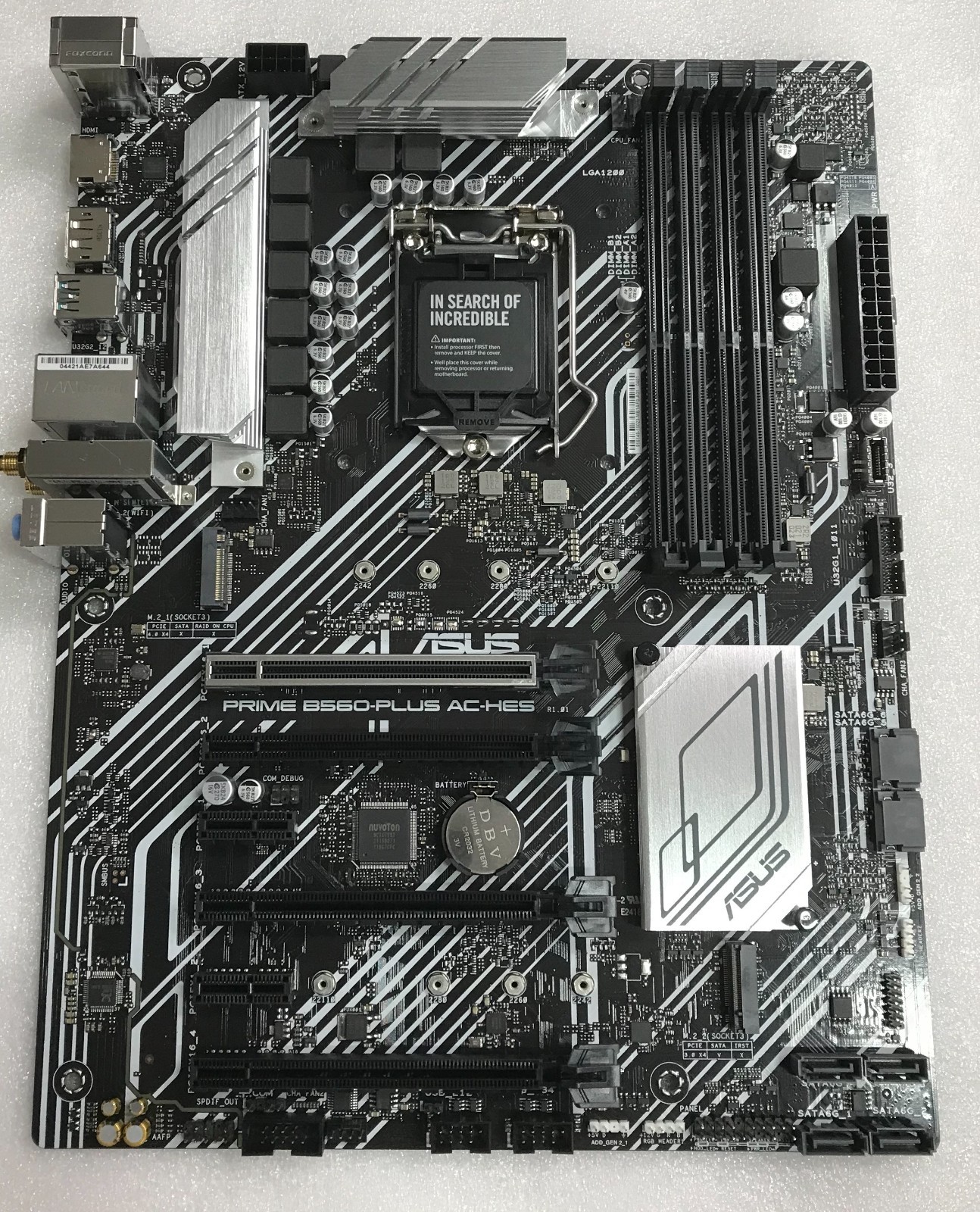 ASUS PRIME B560-Plus AC-HES – ATX Motherboard | I/O Shield | No Accessories