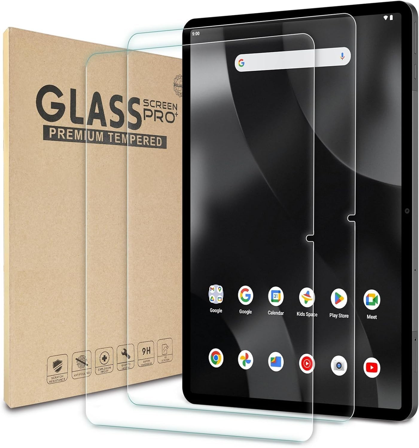 2 PCS Screen Protector for ONN 11" Core Tablet (2026 Model) Tempered Glass Saver