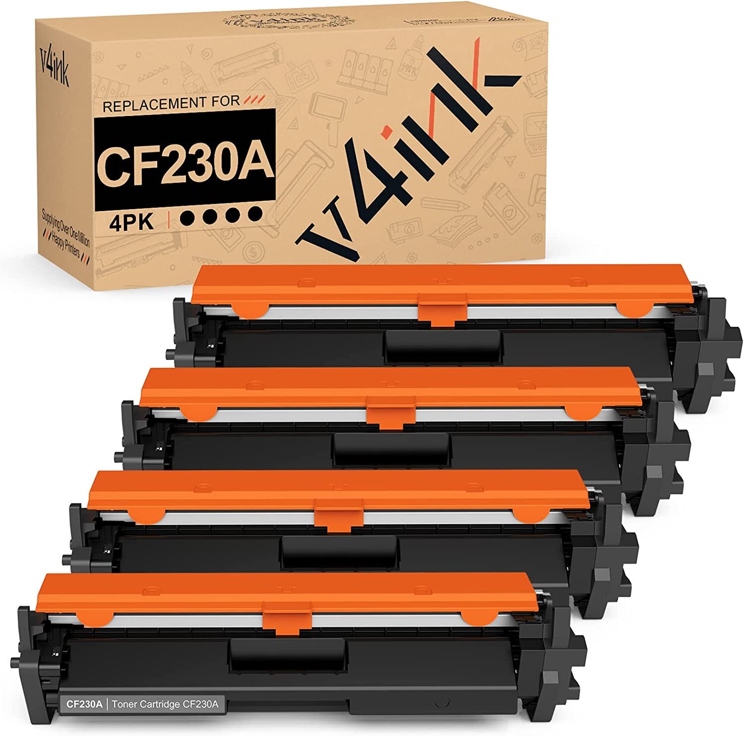 4PK Compatible CF230A Toner for HP Pro MFP M203dw M227fdn M227fdw M203dn