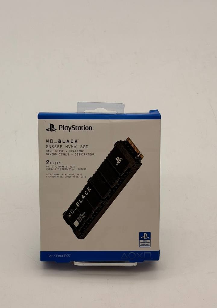 Western Digital WD_BLACK SN850P 2TB NVMe M.2 Internal SSD Heatsink for PS5
