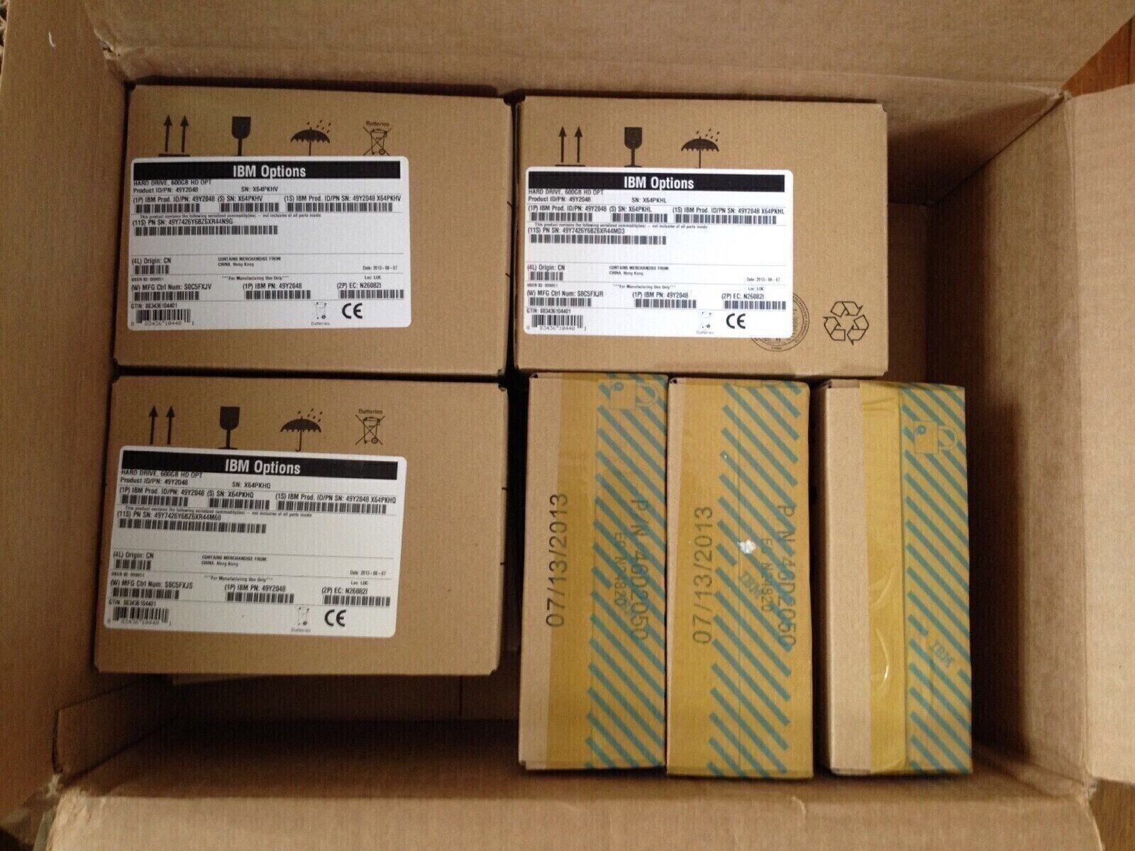 IBM 1.8TB 01NN790 01NN791 10K RPM 2.5" SAS 12Gb HDD For Storwize V3500 / V3700