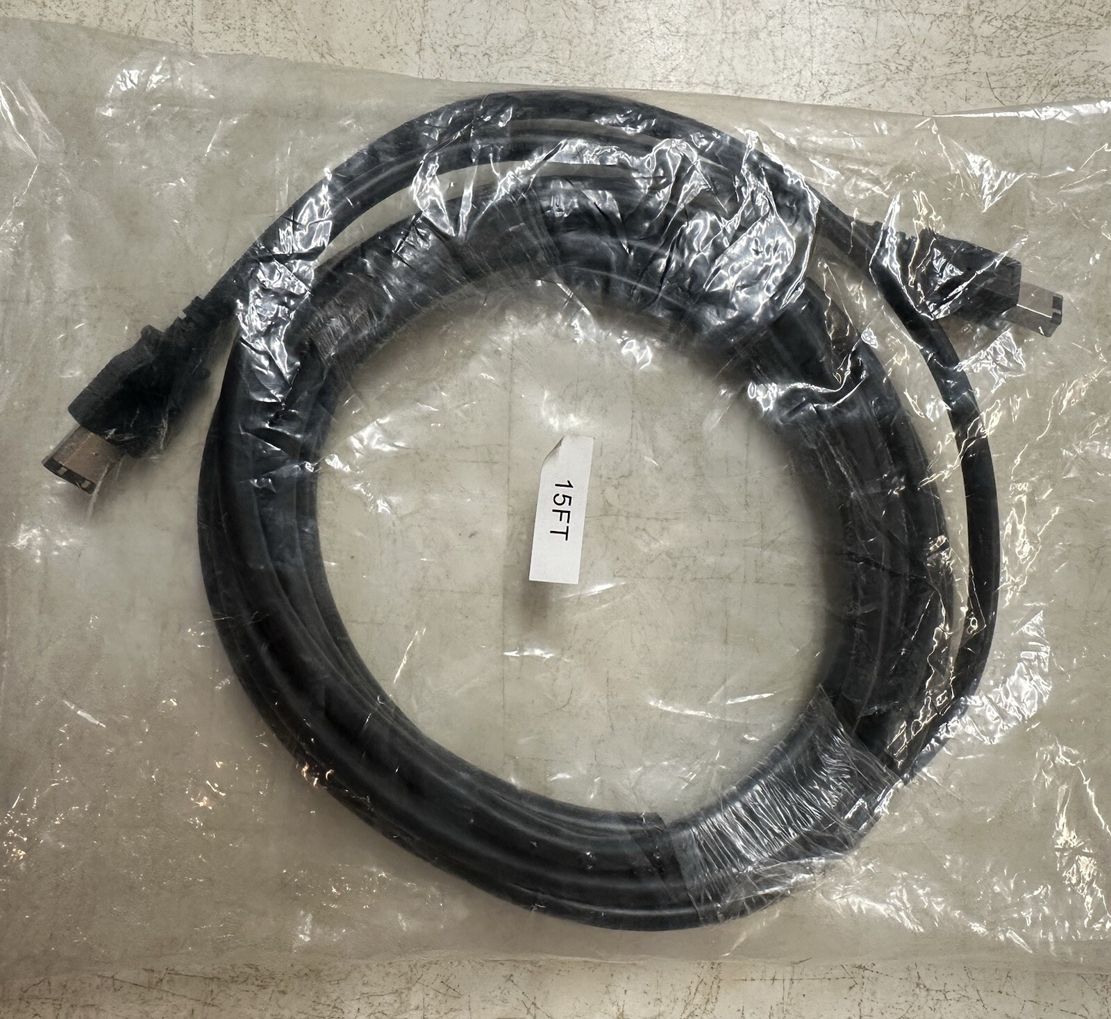 IBM Firewire Cable 15Ft Black 6 PIN 400MB New in the package