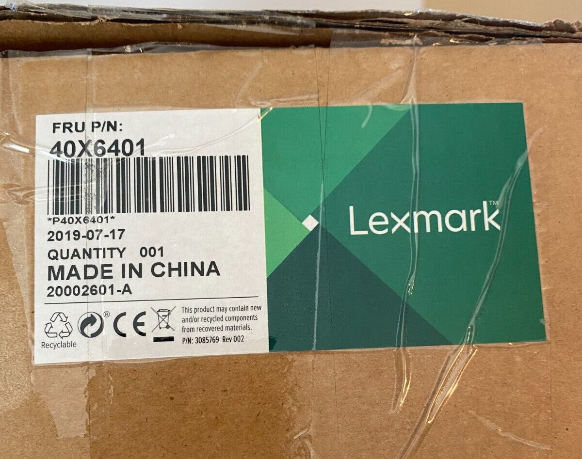 Lexmark Genuine OEM 40X6401 Image Transfer Belt Assembly - For Parts or Repair